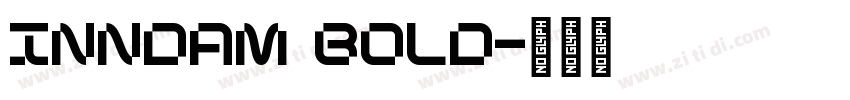 Inndam Bold字体转换